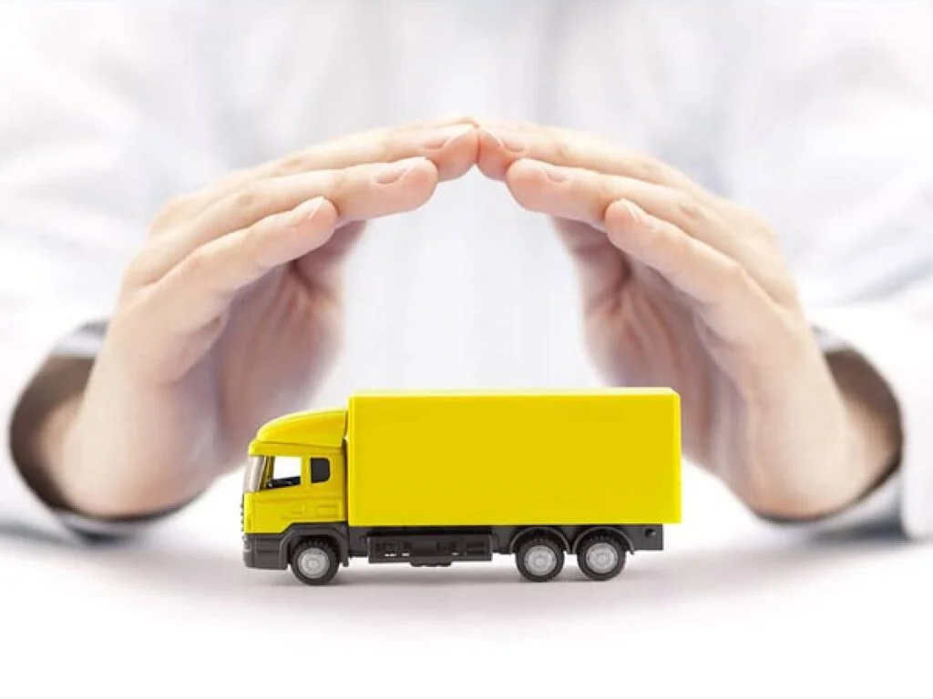 Truck protected under hands